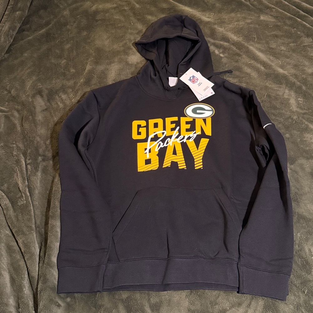 NWT NFL Green Bay Packers Black Hoodie